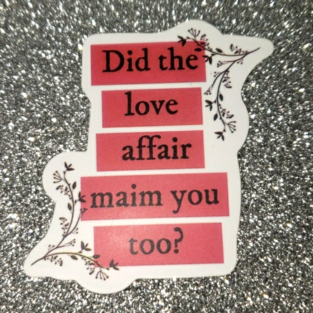 MUSIC Taylor Swift Waterproof Sticker affair